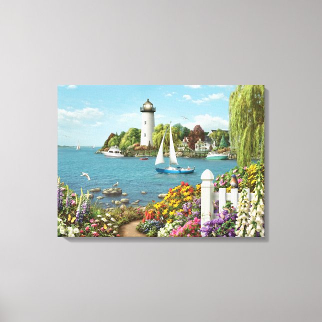 Alan Giana "By Bay" Canvas Print Leinwanddruck (Vorderseite)