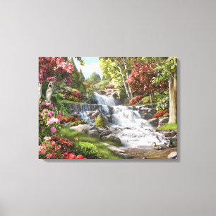Alan Giana "By the Falls" Canvas Print Leinwanddruck