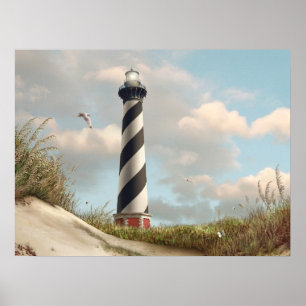 Alan Giana "Cape Hatteras Light" Poster
