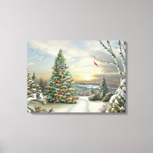 Alan Giana "Christmas Morning" Canvas Print Leinwanddruck