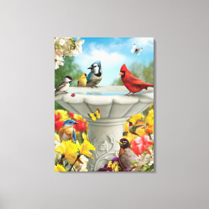 Alan Giana "Garden Friends" Canvas Print Leinwanddruck