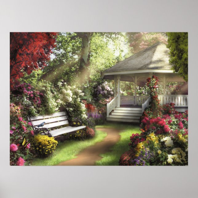 Alan Giana "Garten des Lichts" Poster (Vorne)