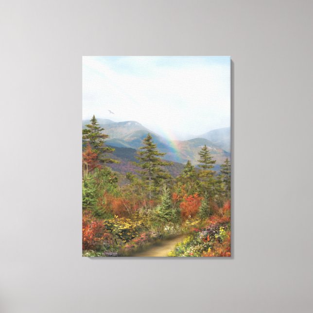 Alan Giana "Misty Mountains" Canvas Print Leinwanddruck (Vorderseite)