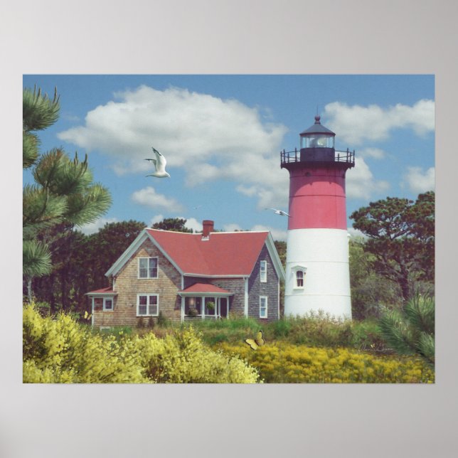 Alan Giana "Nauset Light" Poster (Vorne)