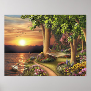 Alan Giana "Rund um den See" Poster