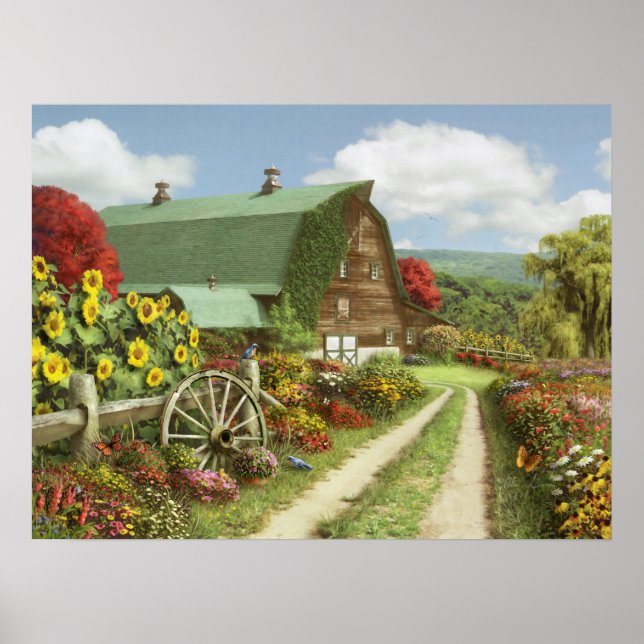 Alan Giana "Silence of the Valley" Poster (Vorne)