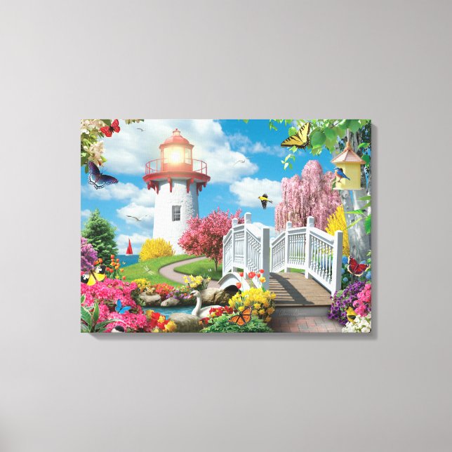 Alan Giana "Spring Light" Canvas Print Leinwanddruck (Vorderseite)