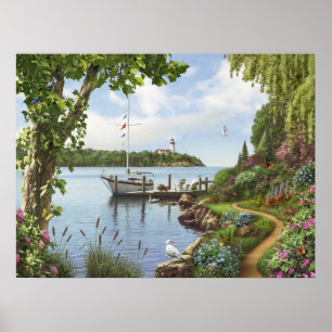 Alan Giana "unten durch das Wasser" Plakat