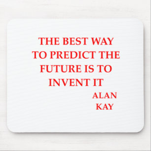 Alan Kay Zitat Mousepad
