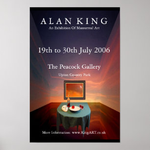 Alan King - Pfauenausstellungspaket Poster