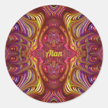 ALAN ~ mehrfarbiges Fraktal Design ~