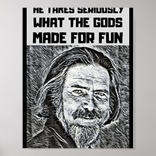 Alan Watts Poster (Vorne)