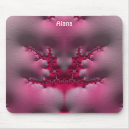 ALANA ~ Pink und White Mouse Pad Mousepad