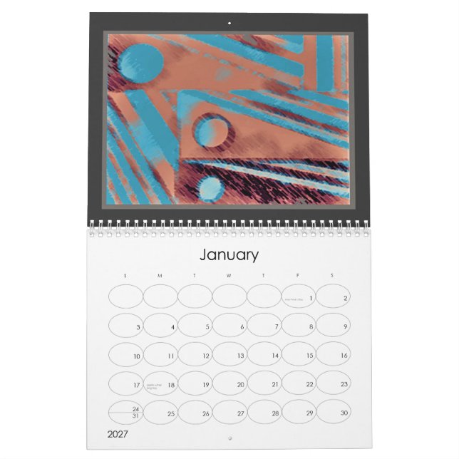 alanart abtract digitaler Kalender 2013 (Jan 2027)