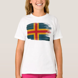 Aland Flagge T-Shirt