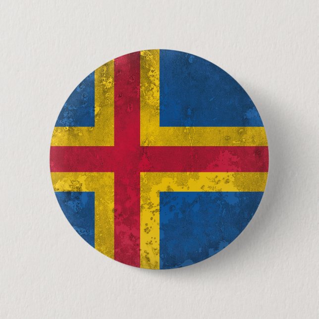 Aland-Inseln Button (Vorderseite)