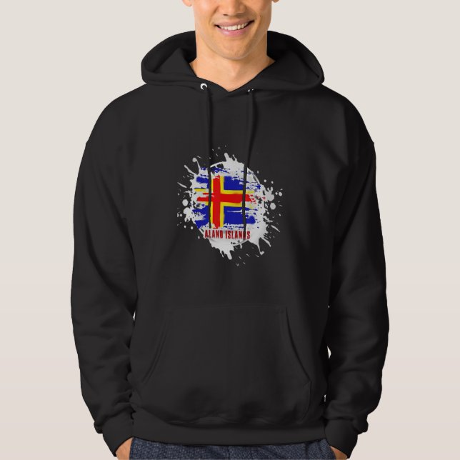 Aland Islands Splash Hoodie (Vorderseite)