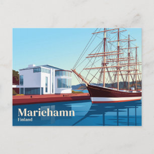 Aland Meeresmuseum Finnland Postkarte