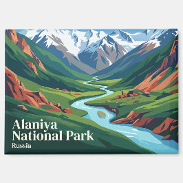 Alaniya Nationalpark Russland Magnet