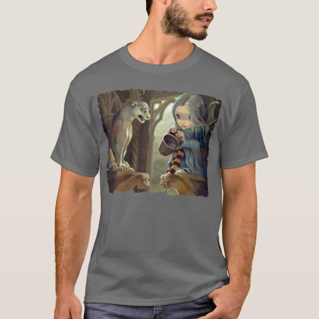 Alannah und die gotische feenhafte Kunst T-Shirt (Vorderseite)