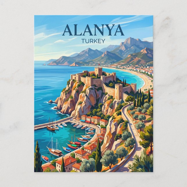 Alanya Türkei Postkarte (Vorderseite)