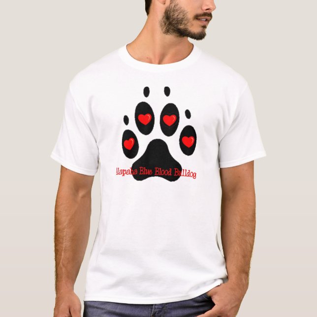 Alapaha blaues Blut-Bulldogge T-Shirt (Vorderseite)