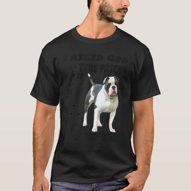 Alapaha Blue Blood Bulldog Quote Mama Vater Kostüm T-Shirt (Vorderseite)