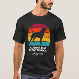 Alapaha Blue Blood Bulldog Whisperer Retro Vintag T-Shirt