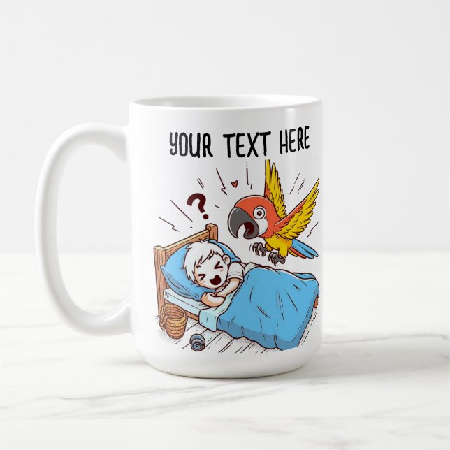 ALARM PARROT GEWECKT KAFFEETASSE (Links)