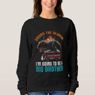 Alarm schlagen, ich werde ein großer Bruder - Baby Sweatshirt