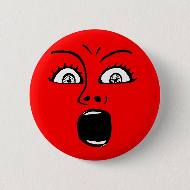 ALARMED! -Rot Button (Vorderseite)