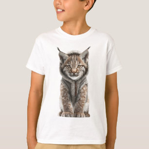 Alarmierende Luchs-Kätzchen-Weste für Kinder T-Shirt