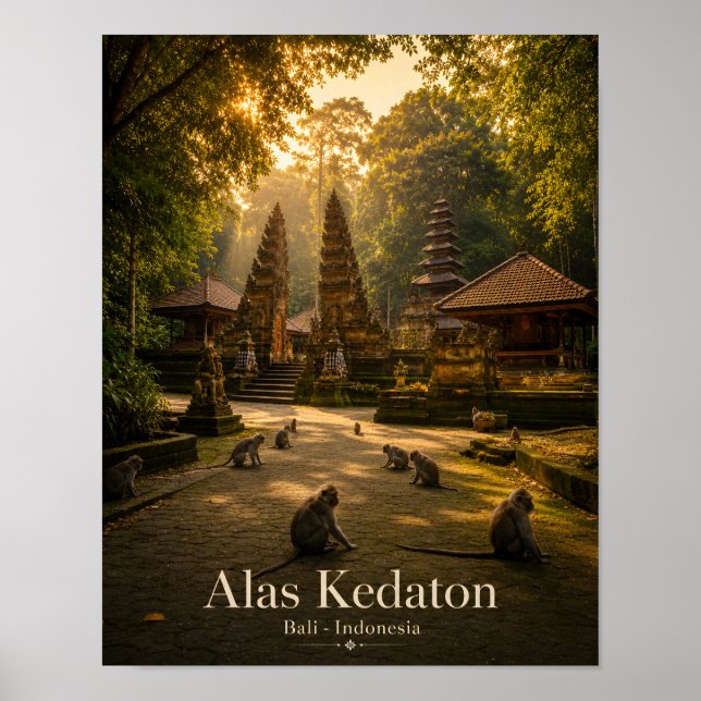 Alas Kedaton Bali Poster (Vorne)