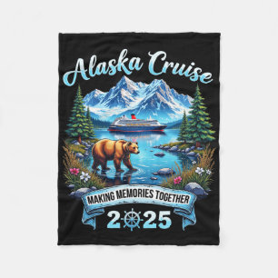 Alaska 2025 Familienurlaub Alaska Kreuzfahrt Match Fleecedecke