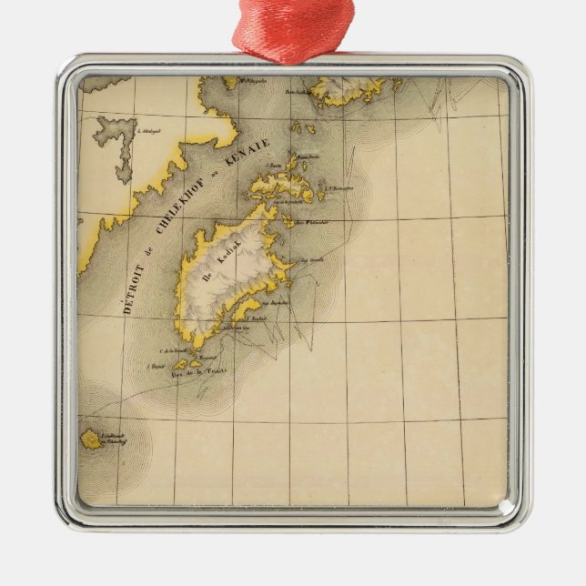 Alaska 22 ornament aus metall (Vorne)