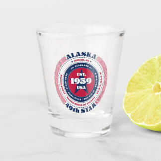 Alaska 49. Star Patriotic Shot Glas