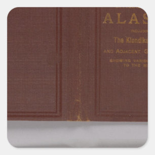 Alaska 4 quadratischer aufkleber