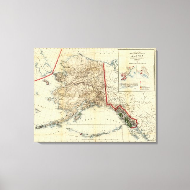 Alaska 7 leinwanddruck (Vorderseite)