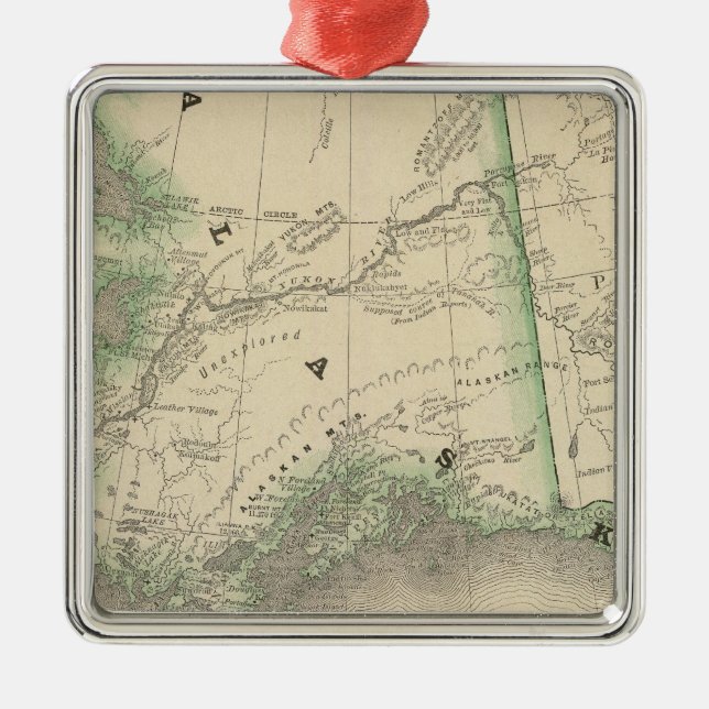 Alaska 9 silbernes ornament (Vorne)