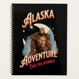 Alaska-Abenteuer. Beginne die Reise Bigfoot Planer