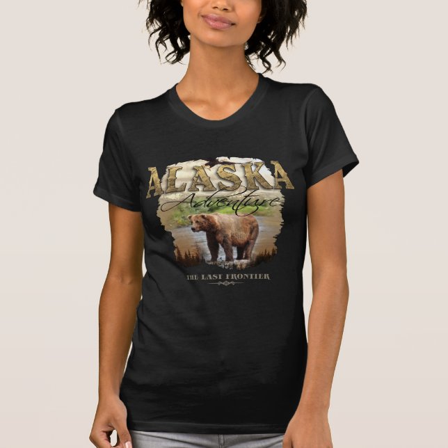 Alaska-Abenteuer mit Bear.png T-Shirt (Vorderseite)