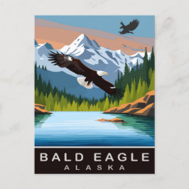Alaska, Adler, Reisen Postkarte