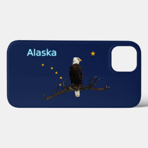 Alaska Adler und Fahne iPhone 13 Hülle