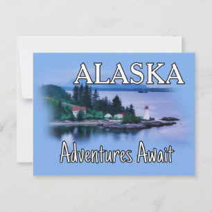 Alaska Adventure Awaits Postkarte