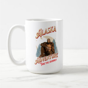 Alaska Adventure. Nehmen Sie den Journey Bigfoot Kaffeetasse