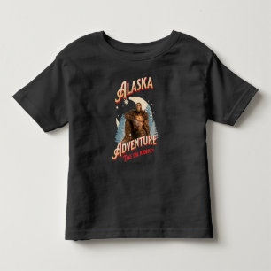 Alaska Adventure. Nehmen Sie den Journey Bigfoot Kleinkind T-shirt