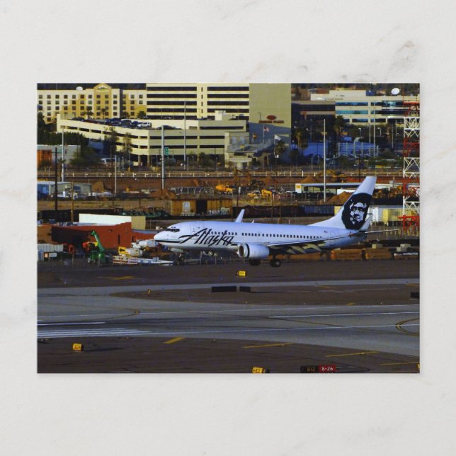 Alaska Airlines Postkarte (Vorderseite)