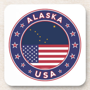 Alaska, Alaska-T - Shirt, Alaska-Aufkleber, Alaska Getränkeuntersetzer