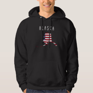 Alaska Alaskische Tierwelt Aurora Borealis Der Pol Hoodie