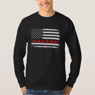 Alaska American Flag Kaltag Usa Patriotic Souvenir T-Shirt